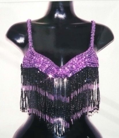 Fajilla negro-morado $800