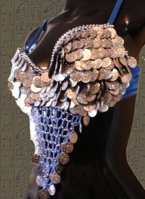 Bra de monedas y tejido $900
