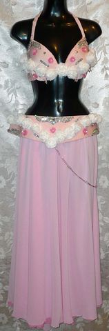 Traje flores y falda dos colores $1600