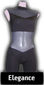 Unitardo ELEGANCE con mesh en pecho-hombros y abdomen cualquier color $380