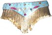 Fajilla turquesa-oro-fiusha-plata $800