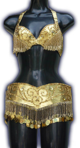 TRAJE ECONOMICO, BRASSIER FORRADO EN TELA DIVERSOS COLORES CON POCO BORDADO, FAJILLA FORRADA EN TELA VARIOS COLORES CON POCO BORDADO, CONJUNTO $900