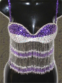 Bra morado-plata $800