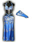 Ejemplo azul rey con plata y blanco $3500
