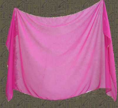 Velo en chiffon $150, con orilla de lentejuela $175, medida standar 2.50x1.25.