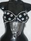 Bra semi-economico bordado completo con lentejuela grande, cualquier color $500