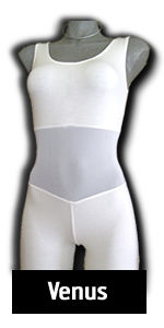 Unitardo VENUS con mesh en abdomen cualquier color $380