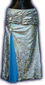 Falda en licra laser y chiffon, varios colores en licra laser, $450 FDA25