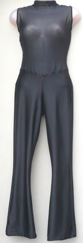 Unitardo ELEGANCE con mesh de la cadera al cuello, cualquier color $380