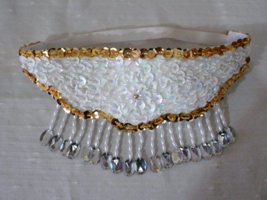 Diadema bordada $150 cualquier color