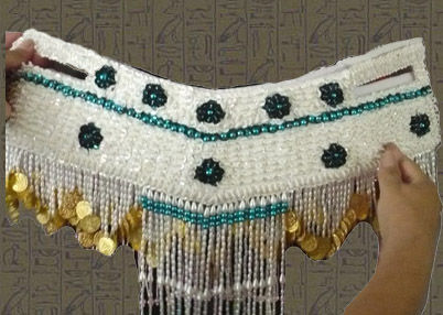 Fajilla blanco-jade-oro $800