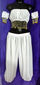 Conjunto en shiffon, strapless, manguitas y pantalón bombacho $480 - colores varios-